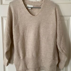 H&M Long sleeve oversized v-neck sweater